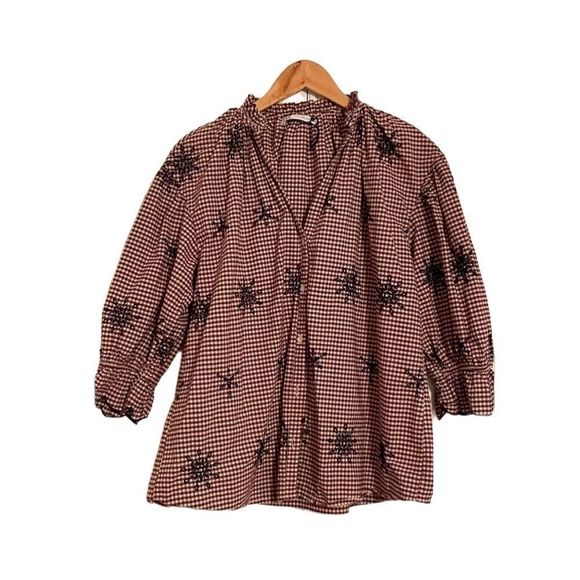 NEW Zara Plaid Top - Picture 3 of 4